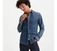 LEVI'S ® Camicia 'Battery Housemark Slim Fit Shirt' blu denim / rosso Uomo LEVI'S ® XXL