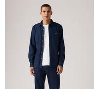 Levi's - Battery - Camicia di jeans slim con logo batwing lavaggio scuro-Blu navy L
