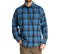§Camicia in Flanella Klim Cottonwood Midweight Blu Fusion-Nero§