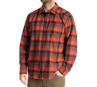 §Camicia in Flanella Klim Cottonwood Midweight Rosso Fuoco-Nero§