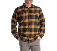 §Camicia in Flanella KLIM Owen Heavyweight Marrone Dorato-Nero§