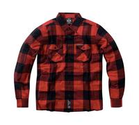 Camicia in flanella rigida WCC rossa/nera Taglia 3XL