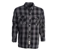 Camicia in flanella WCC Dominator grigio / nero CE appr., M