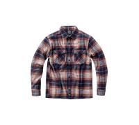 Camicia in Flanella West Coast Choppers Rigid Arancio-Marrone S Marrone
