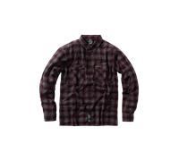 Camicia in Flanella West Coast Choppers Rigid Borgogna-Grigio L Grigio