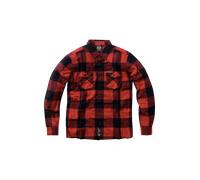 Camicia in Flanella West Coast Choppers Rigid Flanella Rosso-Nero 4XL Nero
