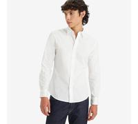 Camicia in popeline slim-fit Bianco XL Tinta unita