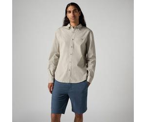 Camicia in popeline slim-fit Grigio XXL Tinta unita
