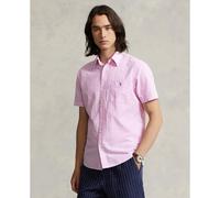 Camicia in seersucker logo ricamato Rosa S A righe