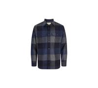 Camicia Jack & Jones da Uomo, in lana, colore blu, codice 12246732.