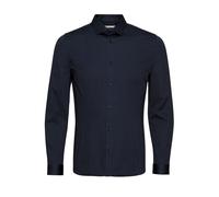 Jack & Jones Jjprparma Shirt L/S Noos Camicia, Blu (Navy Blazer), XXL Uomo