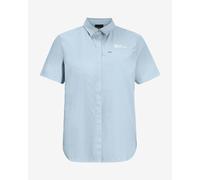 Camicia Jack Wolfskin Vandra manica corta blu pastello donna - M