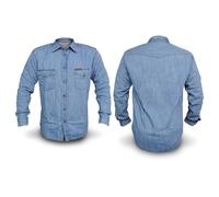 Carrera Jeans - Camicia Uomo in Denim, Blu Chiaro (3XL)