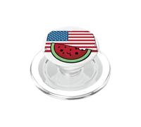 Camicia Kawaii Anguria 4 Luglio Quarto Bandiera USA Estate PopSockets PopGrip per MagSafe