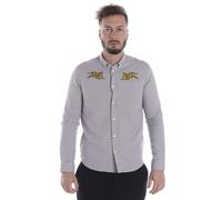 Camicia Kenzo Shirt TIGER CHECK Cotone Uomo Multicolore 1LE5CH402 21MR Tg. L