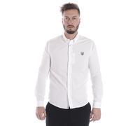 Camicia Kenzo Shirt TIGER Cotone Uomo Bianco 1LD5CH400 1 Tg. XL