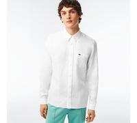 Camicia Lacoste In Lino Basic Regular Fit Uomo
