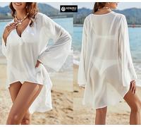 Camicia Larga Copricostume Caftano Mare Kaftan Donna Woman Wide Shirt COV0243