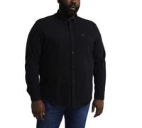 Lee Button Down Maglietta, Nero, L Uomo