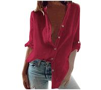 Camicia Lino Donna Camicia Lino Donna Manica Lunga Camicie Eleganti Top Giallo Maglia Gialla Abbigliamento Estivo A Quadri Elegante Estiva Cerimonia Maniche Corte Magliette Estive Cotone Casacca