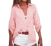 Camicia Lino Donna Camicia Lunga Donna Magliette Cotone Maglia Elegante Tshirt Oversize Copricostume Verde Camicie Estive Di Manica Bianca Corta Nere Casacca Volant A Fiori Bluse 3Xl Maniche Corte