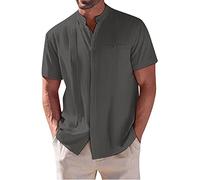 Camicia Lino Uomo Camicia No Stiro Uomo Regular Fit T Shirt Uomo XXXL T Shirt Nera Uomo L Camicia Jeans Uomo Trench Uomo Primaverile Camic Polo Uomo Slim Magliette Divertenti T