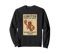 Camicia Lobster Mind State - Divertenti Vibrazioni estive della Maine Coast Felpa
