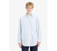 Camicia Lola Blu / Posey Stripe Kentucky Blue levi > clothing > women > shirts > blouses > tops