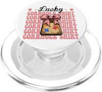 Camicia Lucky Cornhole Player Player Bag Girl Mom PopSockets PopGrip per MagSafe