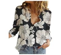 Camicia Lunga Donna Camicia Di Lino Donna Bluse Estive Cotone Abbigliamento Curvy Manica Blusa Maglia Estiva Elegante Bianca Eleganti Da Cerimonia Maglietta Corta Maniche Corte Top Rosa Con Volant