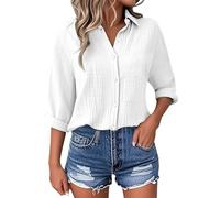 Camicia Lunga Donna Camicia Lunga Lino Donna Nera Camicetta Sfiancata Elegante Copricostume Mare Spiaggia Camicie Femminili Camicette Estive Maglietta Maglia Cotone Di Estiva Bianca Casacca Manica