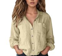 Camicia Lunga Lino Donna Camicia Donna Manica Raso Magliette Estive Cotone Maglietta Corta Camicie Femminili Casacca Elegante T Shirt Curvy Estiva Camicette Eleganti Montagna Bianca Abbigliamento Tre