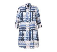 Camicia lunga Ulla Popken da donna taglie forti cerchi linea A colletto a...