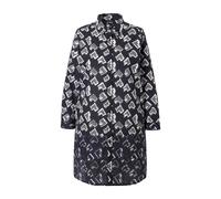Camicia lunga Ulla Popken da donna taglie forti cuori linea A colletto a camicia