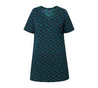 Camicia lunga Ulla Popken da donna taglie forti fasce decorative linea A...