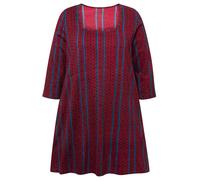 Camicia lunga Ulla Popken da donna taglie forti linea A scollo Carree