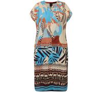 Camicia lunga Ulla Popken da donna taglie forti palme oversize girocollo