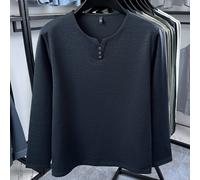 Camicia manica lunga scollo a per v per top per strato base per stile manica