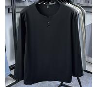 Camicia manica lunga scollo a per v per top per strato base per stile manica