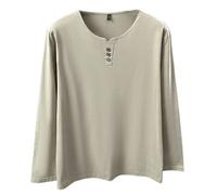 Camicia manica lunga scollo a V per top per strato base per stile manica lunga