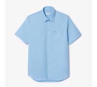 Camicia Maniche Corte Uomo Lacoste Regular Fit CH8528 HBP Azzurro