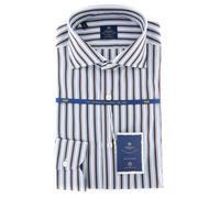 Camicia Marrone Luigi Borrelli - Slim - 15.5/39 - (EV06426060NANDO)