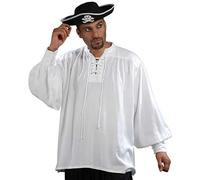 Camicia Medieval Poet's Pirate Cap'n Quincy Cosplay Costume Shirt