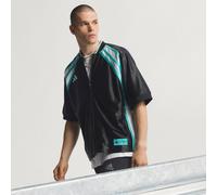 adidas Performance - Mercedes AMG Petronas Formula One Team Las Vegas - Maglia nera e bianca stile baseball da uomo-Nero XL