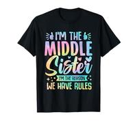 Camicia Middle Sister I Am Reason We Have Rules 3 Sisters Maglietta