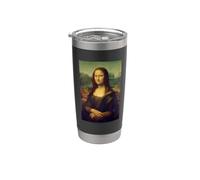 Camicia Monna Lisa Indossare un Capolavoro Bicchiere termico in acciaio inox doppia parete