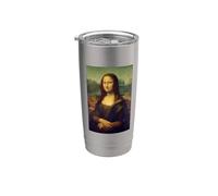 Camicia Monna Lisa Indossare un Capolavoro Bicchiere termico in acciaio inox doppia parete