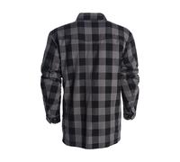 Camicia moto in flanella dominator west coast choppers grigio/nero ce appr. West