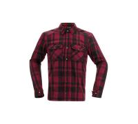 §Camicia Moto Richa Forest Nero-Borgogna§