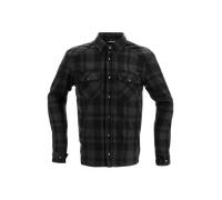 Richa Forest Camicia da moto, nero-grigio, taglia S